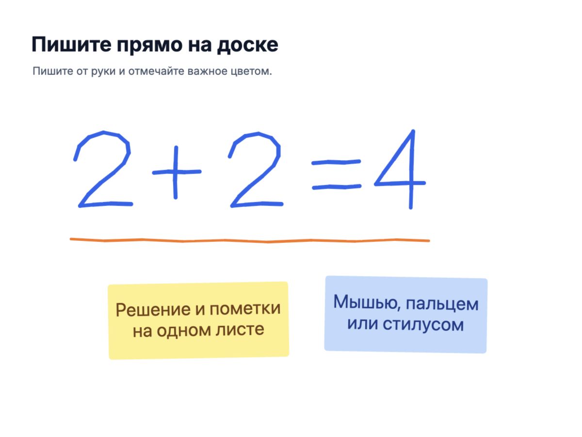 Рукописный пример и заметки из демо LearnBoard
